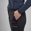 Black Montane Women's Terra Stretch XT Pants Model 5 FTXTSBLA