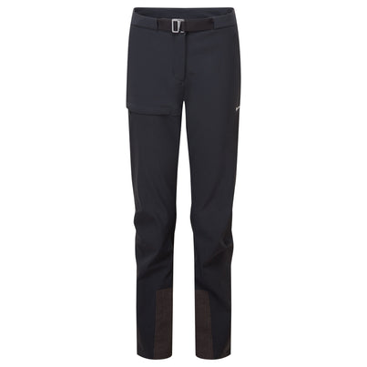 Black Montane Women's Terra Stretch XT Pants Front FTXTSBLA