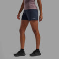 Eclipse Blue Montane Women's Volantis 4" Shorts Model 3 FVO4SECL