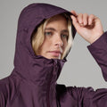 Mulberry Montane Women's Vortic Waterproof Jacket Model 8 FVORJMUL