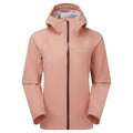 Pink Clay Montane Women's Vortic Waterproof Jacket Front FVORJPCL