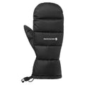 Black Montane Anti-Freeze Down Mittens Model Front GAFMIBLA