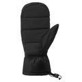 Black Montane Anti-Freeze Down Mittens Model Back GAFMIBLA