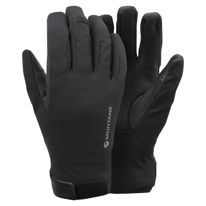 Black Montane Women's Duality Insulated Waterproof Gloves Front GFDAGBLA