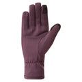 Mulberry Montane Women's Protium Stretch Fleece Gloves Model Back GFPROMUL
