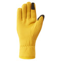 Ginkgo Gold Montane Fury Fleece Gloves Model Back GFURYGIN