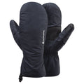 Black Montane Respond Dry Line Insulated Waterproof Mittens Front GRDLMBLA