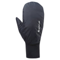 Black Montane Switch Gloves with Pull-Out Mitt Model Front GSWIGBLA