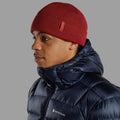 Dark Maple Montane Brew Beanie Hat Model Front HBREBDAM