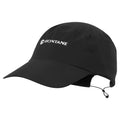 Black Montane Cetus Waterproof Cap Front HCETCBLA