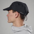Black Montane Cetus Waterproof Cap Model Back HCETCBLA