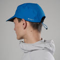 Neptune Blue Montane Cetus Waterproof Cap Model Front HCETCNEP