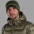 Pine Green Montane Jack Beanie Model Front HJABEPGR