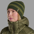 Pine Green Montane Jack Beanie Model Back HJABEPGR