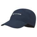 Eclipse Blue Montane Phase Lite Waterproof Cap Front HPLICECL