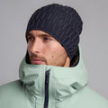 Eclipse Blue Montane Windjammer Halo Beanie Hat Model Front HWHABECL