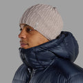 Oyster Montane Windjammer Halo Beanie Hat Model Front HWHABOYS