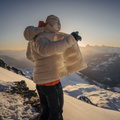 Powder Montane Women's Kamen Hooded Down Jacket Campaign 1