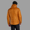 Amber Montane Men's Anti-Freeze Hooded Down Jacket Model Back MAFZHAMB