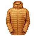 Amber Montane Men's Anti-Freeze Hooded Down Jacket Front MAFZHAMB