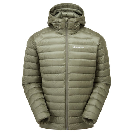 Caper Montane Men's Anti-Freeze Hooded Down Jacket Front MAFZHCAP
