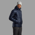 Eclipse Blue Montane Men's Anti-Freeze Hooded Down Jacket Model 3 MAFZHECL