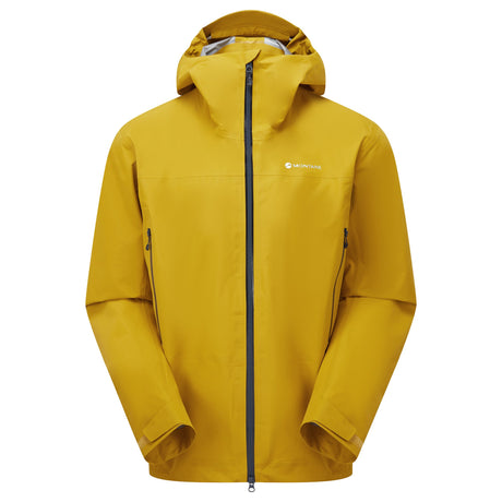 Ginkgo Gold Montane Men's Alta Lite Waterproof Jacket Front MALLJGIN