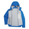 Neptune Blue Montane Men's Alta Lite Waterproof Jacket Model Front MALLJNEP