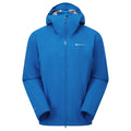 Neptune Blue Montane Men's Alta Lite Waterproof Jacket Front MALLJNEP