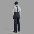 Eclipse Blue Montane Men's Alta Waterproof Pants Model Back MALTPECL