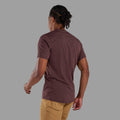 Dark Garnet Montane Men's Alhena Merino Blend T-Shirt Model Back MALTSDGA