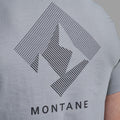 Pebble Blue Montane Men's Alhena Mountain 25 T-Shirt Model 5 MAMTSPEB
