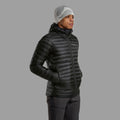 Black Montane Men's Anti-Freeze Lite Hooded Down Jacket Model 3 MANLHBLA