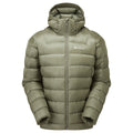 Caper Montane Men's Anti-Freeze XT Hooded Down Jacket Front MAXTHCAP