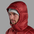 Dark Maple Montane Men's Anti-Freeze XT Hooded Down Jacket Model 5 MAXTHDAM