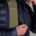 Eclipse Blue Montane Men's Anti-Freeze XT Hooded Down Jacket Model 4 MAXTHECL