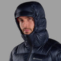 Eclipse Blue Montane Men's Anti-Freeze XT Hooded Down Jacket Model 5 MAXTHECL
