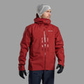 Dark Maple Montane Men's Alta XT Waterproof Jacket Model Back MAXTJDAM