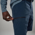 Eclipse Blue Montane Men's Caelum Shorts Model 5 MCAESECL