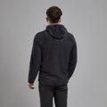 Midnight Grey Montane Men's Caldus XT Hooded Fleece Jacket Model Back MCAXHMNG