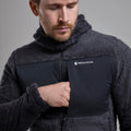 Midnight Grey Montane Men's Caldus XT Hooded Fleece Jacket Model 4 MCAXHMNG