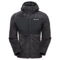 Midnight Grey Montane Men's Caldus XT Hooded Fleece Jacket Front MCAXHMNG