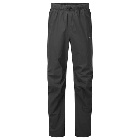 Black Montane Men's Cetus Waterproof Pants Front MCPASBLA