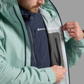 Sea Mist Montane Men's Cetus Waterproof Jacket Model 6 MCTJASEA