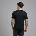 Black Montane Men's Dart Lite T-Shirt Model Back MDITSBLA