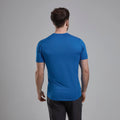 Electric Blue Montane Men's Dart Lite T-Shirt Model Back MDITSELE