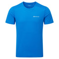 Electric Blue Montane Men's Dart Lite T-Shirt Front MDITSELE