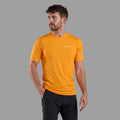 Nagami Orange Montane Men's Dart Lite T-Shirt Model Front MDITSNAG