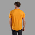 Nagami Orange Montane Men's Dart Lite T-Shirt Model Back MDITSNAG