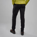 Black Montane Men's Dynamic Lite Stretch Pants Model Back MDLPRBLA